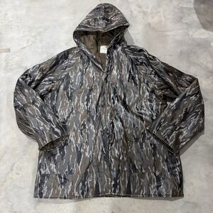 VTG Sportsman Choice Camo Camouflage All-Weather Jacket Hooded Mens Large
